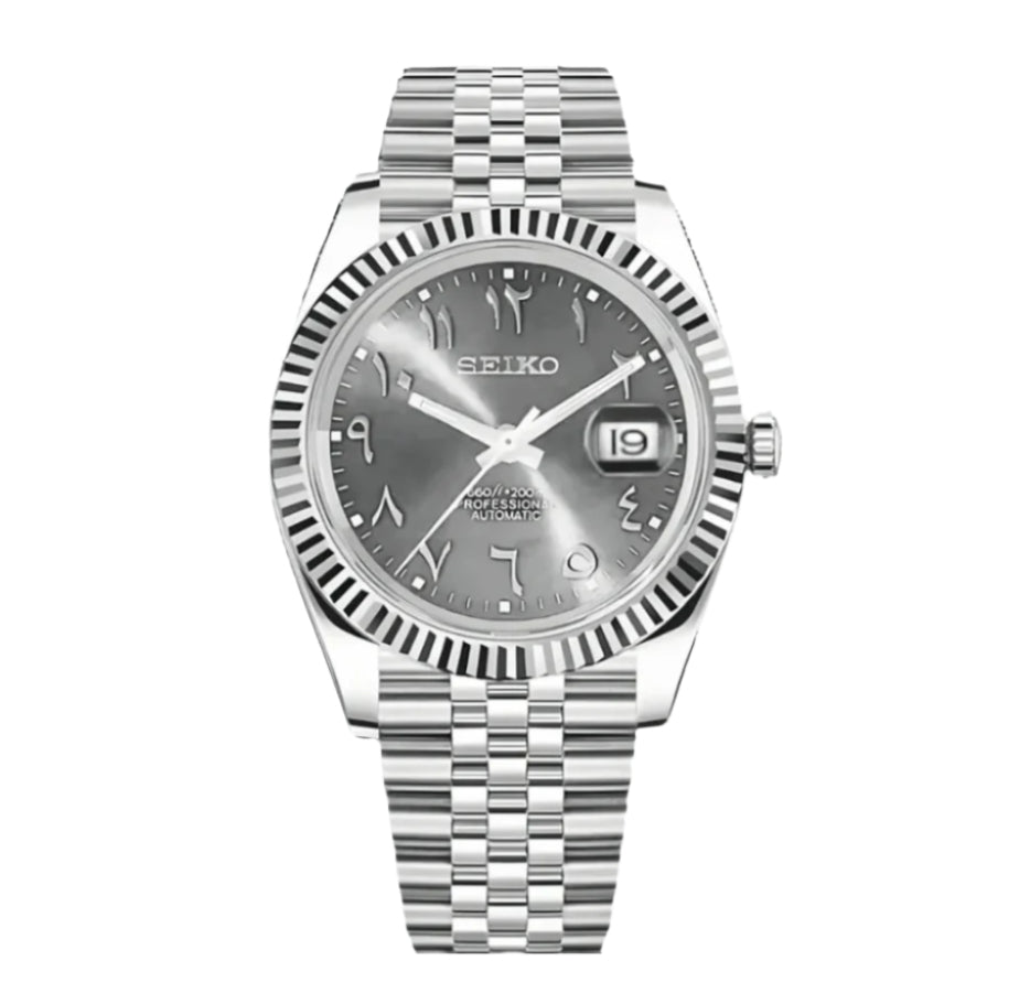 Seiko Datejust Arabic Dark Grey