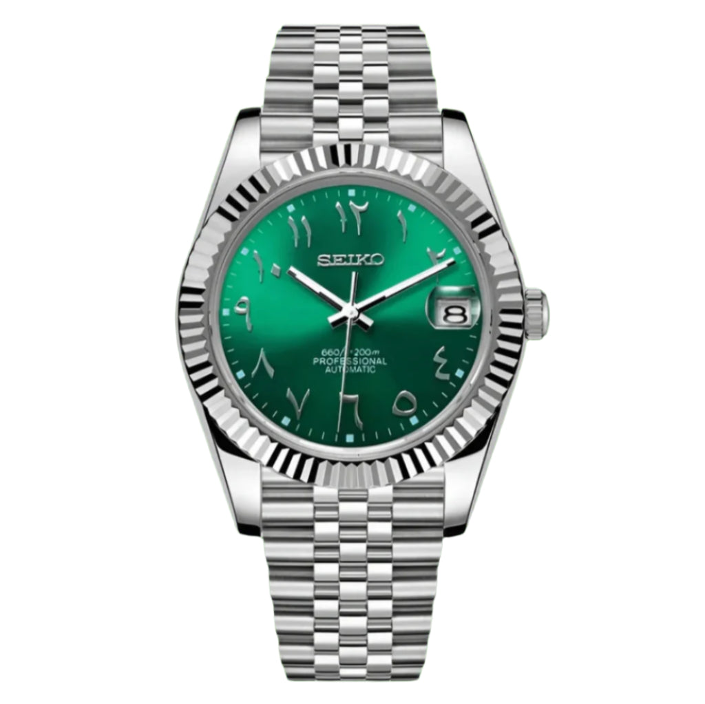 Seiko Datejust Arabic Green