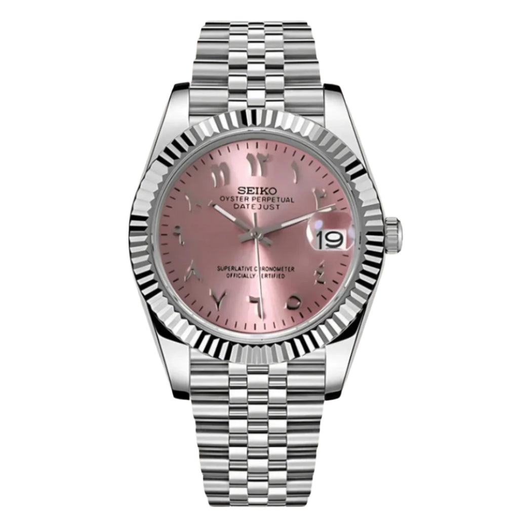 Seiko Datejust Arabic Pink