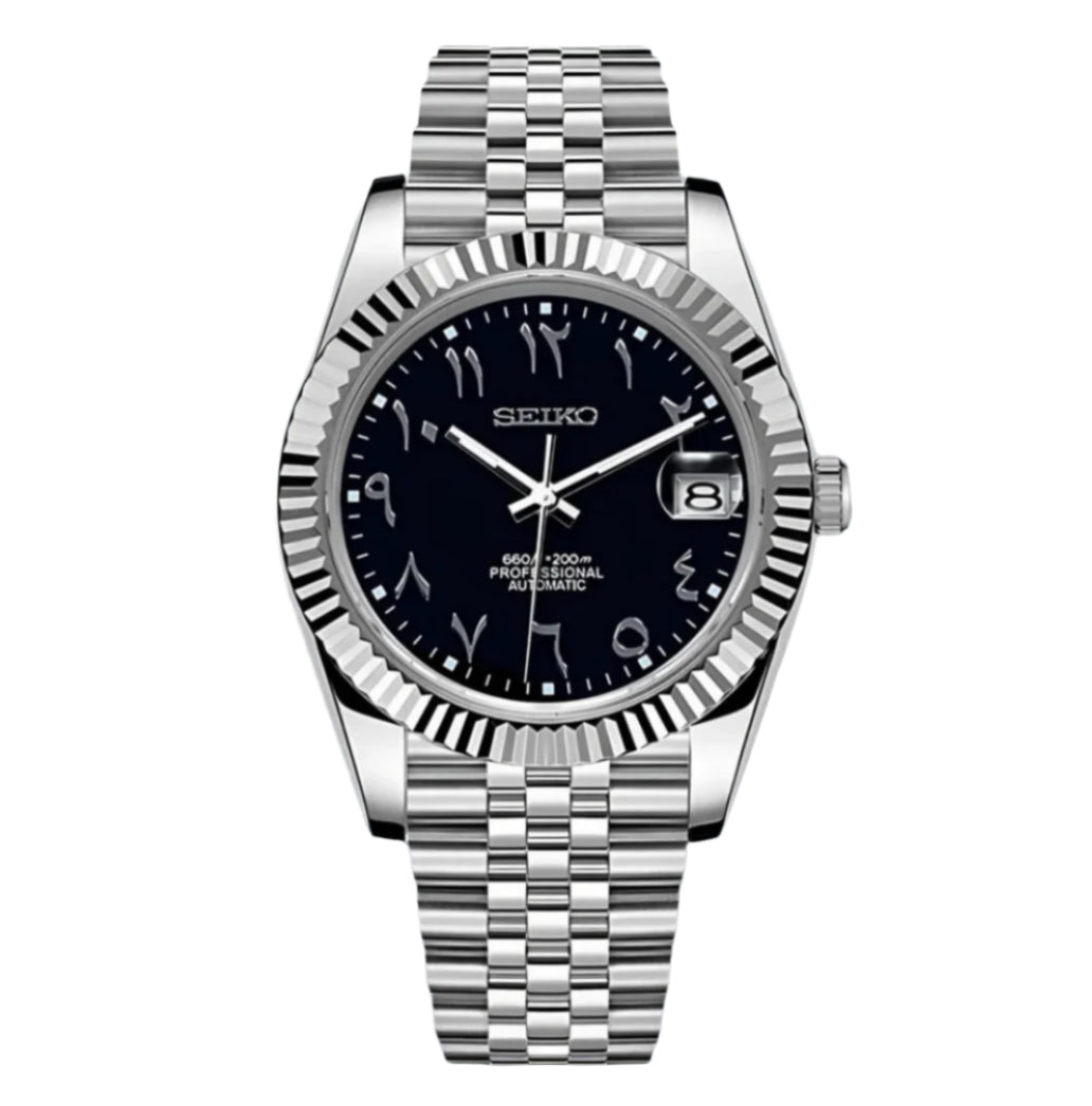 Seiko Datejust Arabic Black