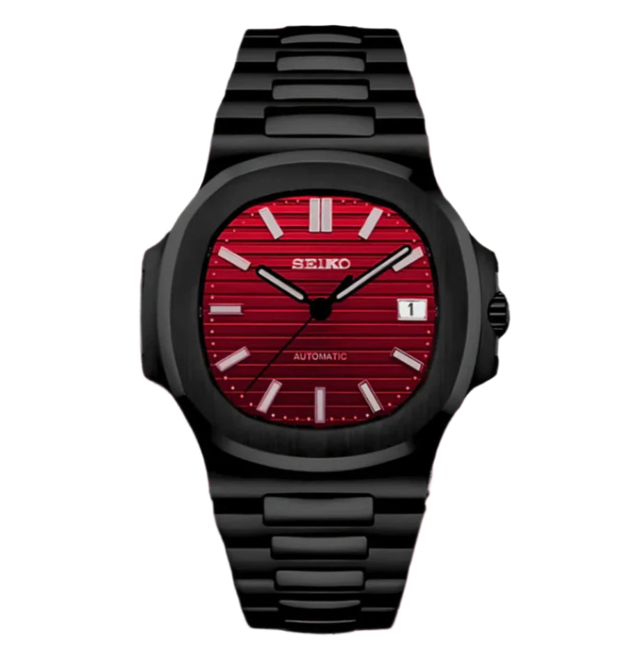 Seiko Nautilus Black & Red