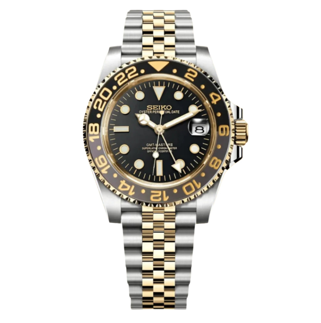 Seiko GMT Two Tone Gold