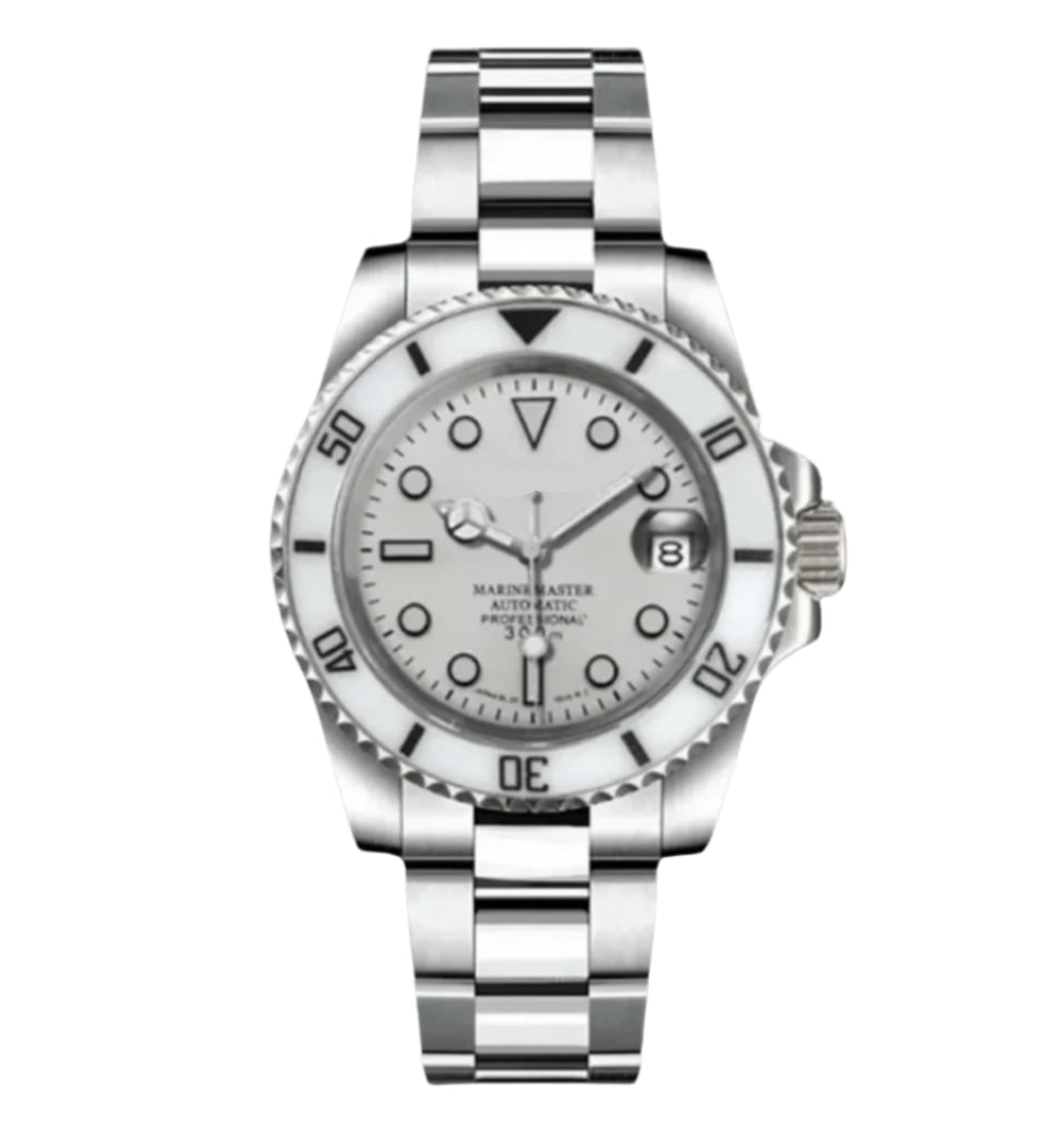 Submariner | White Mod Watch