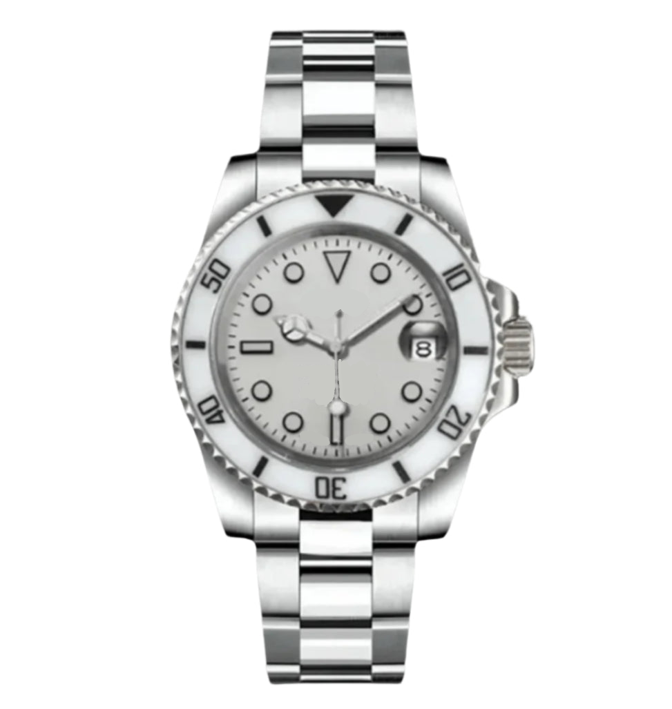 Submariner | White Mod Watch