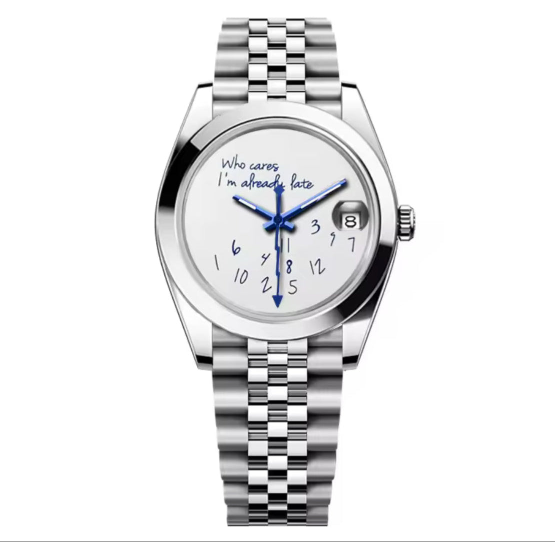 Seiko 'Who Cares I'm Already Late'