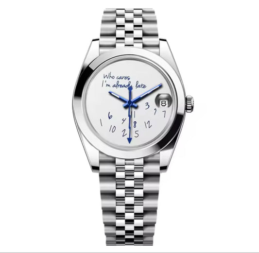 Seiko 'Who Cares I'm Already Late'