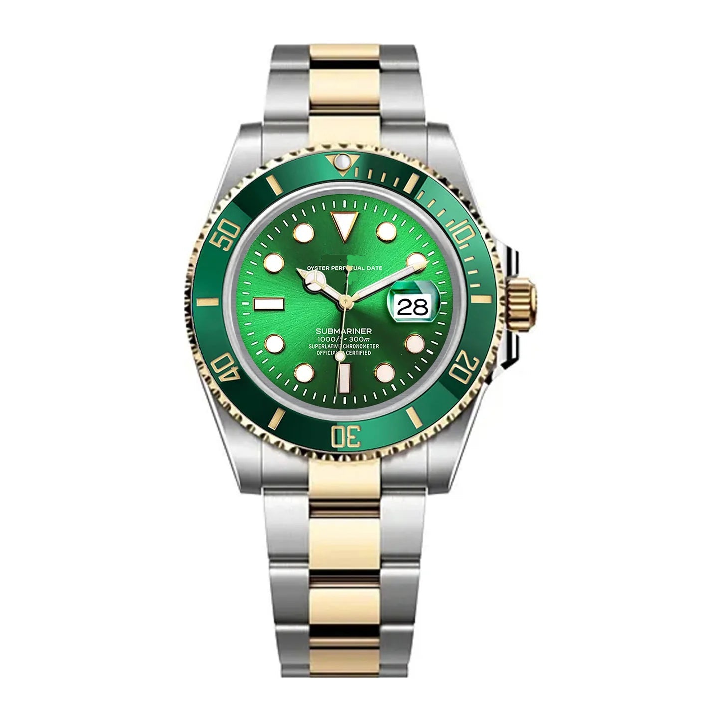 Submariner | Two Tone "Hulk" Mod Watch