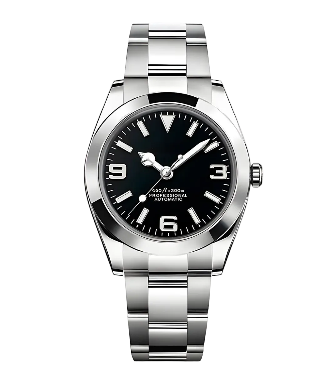 Explorer I | Black Mod Watch