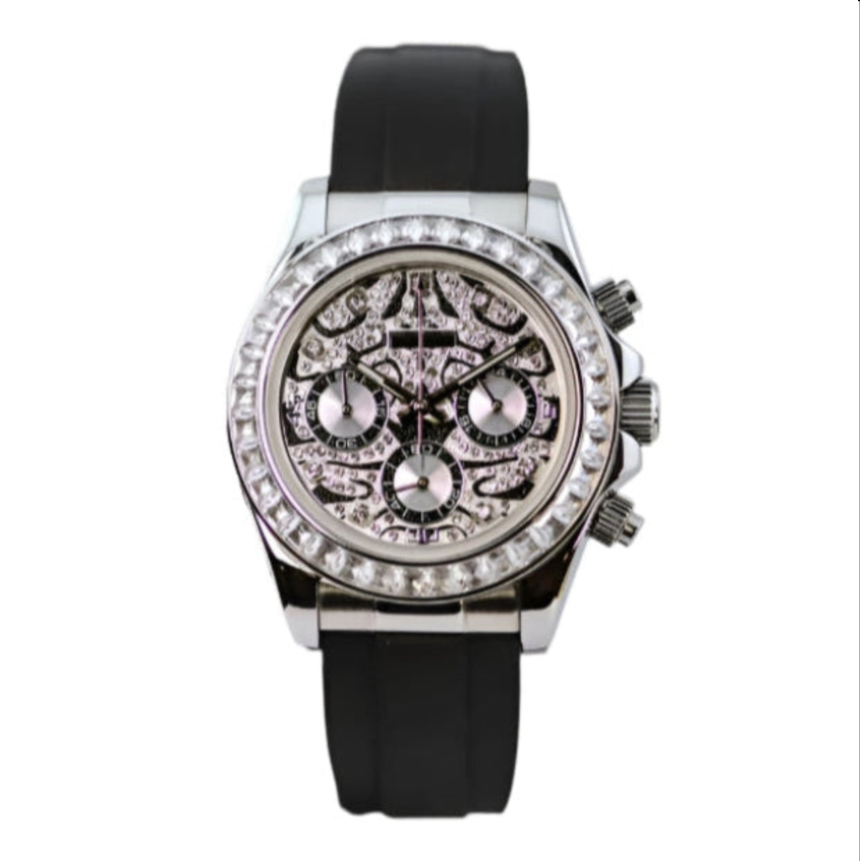 Daytona | "Eye of the Tiger" Rose/Silver/Gold Mod Watch