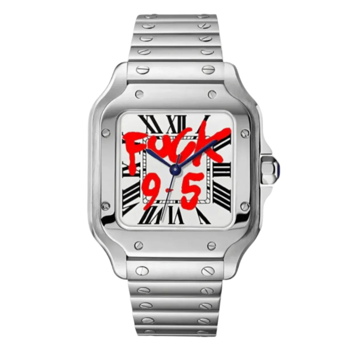 Santeiko | White 'F 9-5" Mod Watch