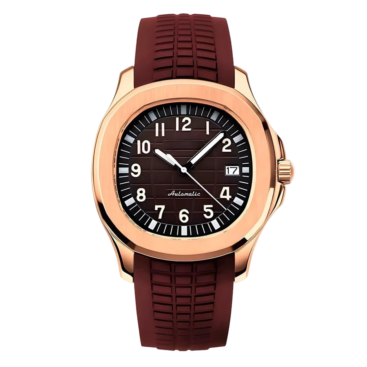 Aquanaut | Rose & Burgundy Mod Watch