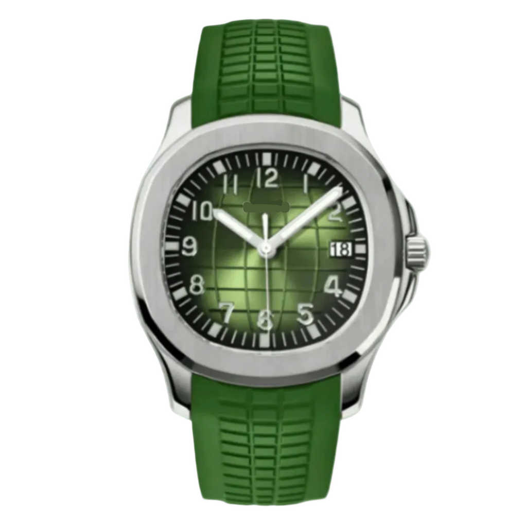 Aquanaut | Sunburst Green Mod Watch