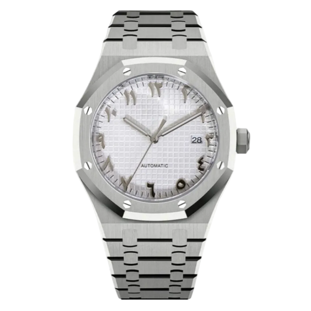 Royal Oak | White Arabic Mod Watch