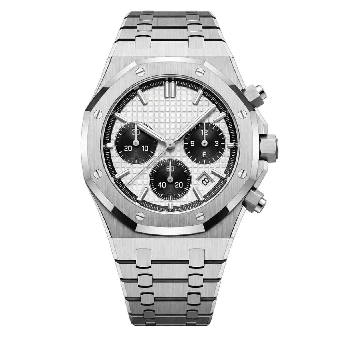 Royal Oak | Panda White Chronograph Mod Watch