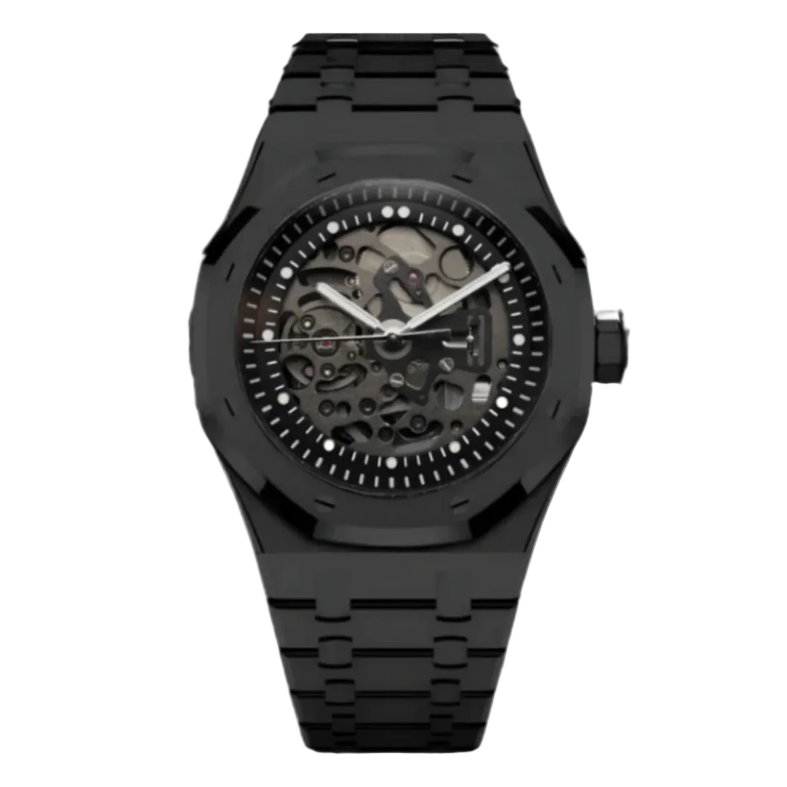 Royal Oak | All Black Skeleton Mod Watch
