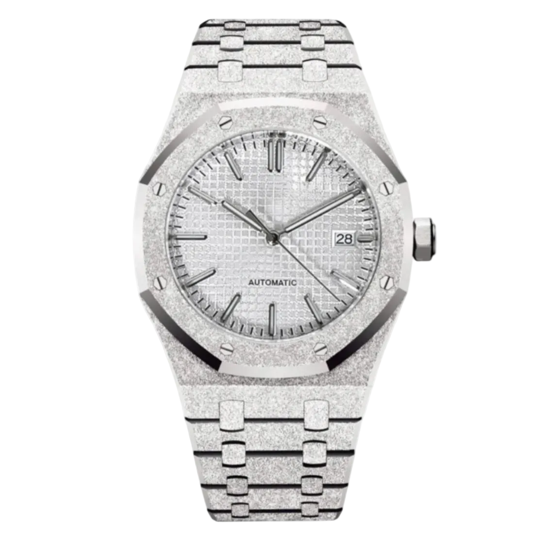 Royal Oak | Frosted Silver Mod Watch