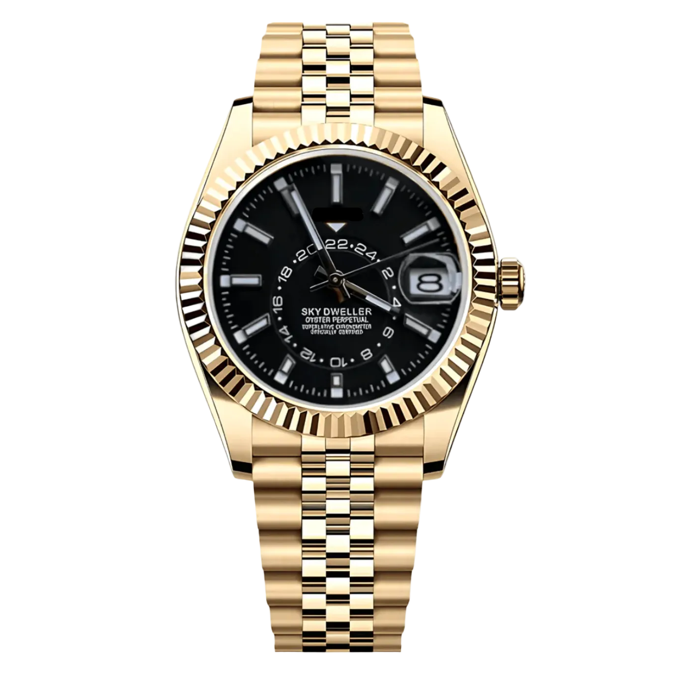Sky Dweller | Gold & Black Mod Watch