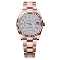 Sky Dweller | Rose & White Mod Watch