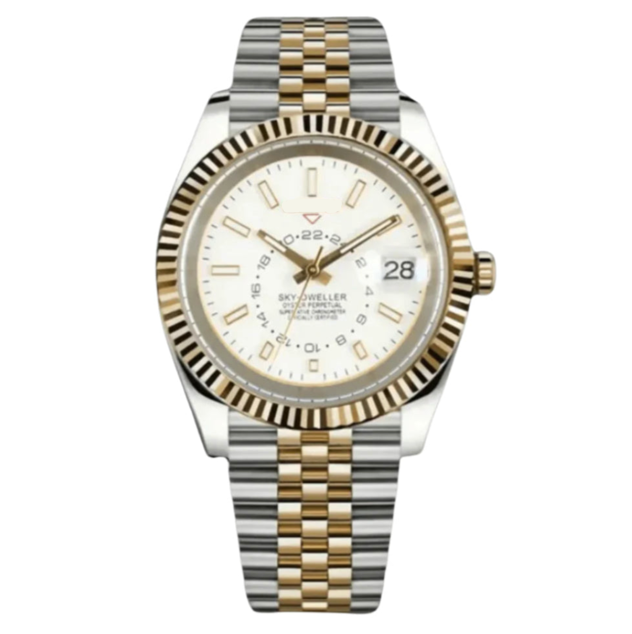 Sky Dweller | TwoTone White Mod Watch