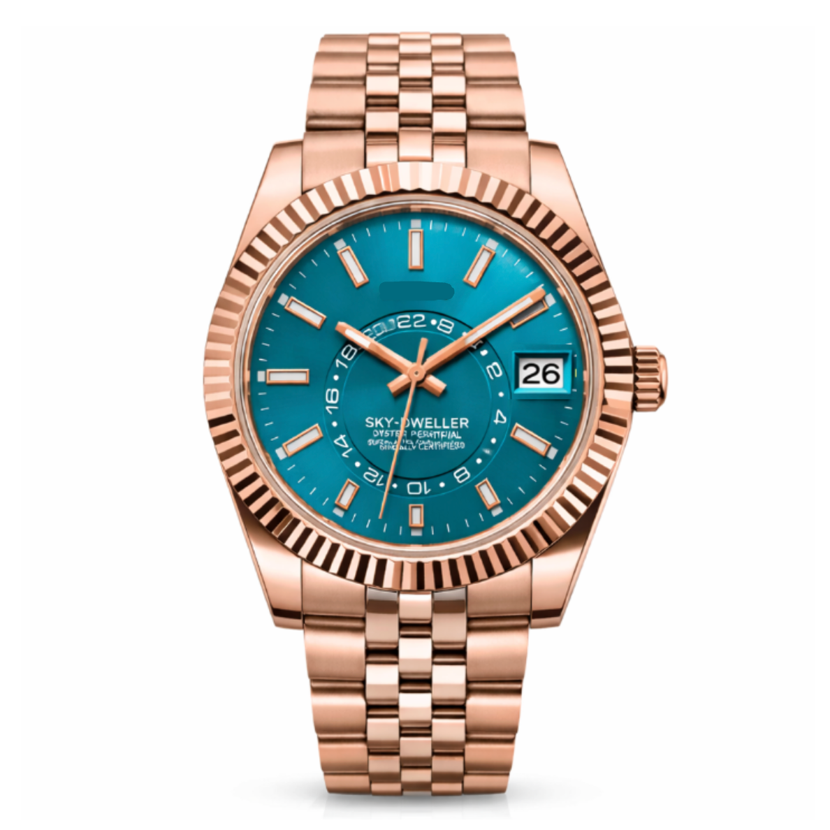 Sky Dweller | Rose & Tropical Blue Mod Watch