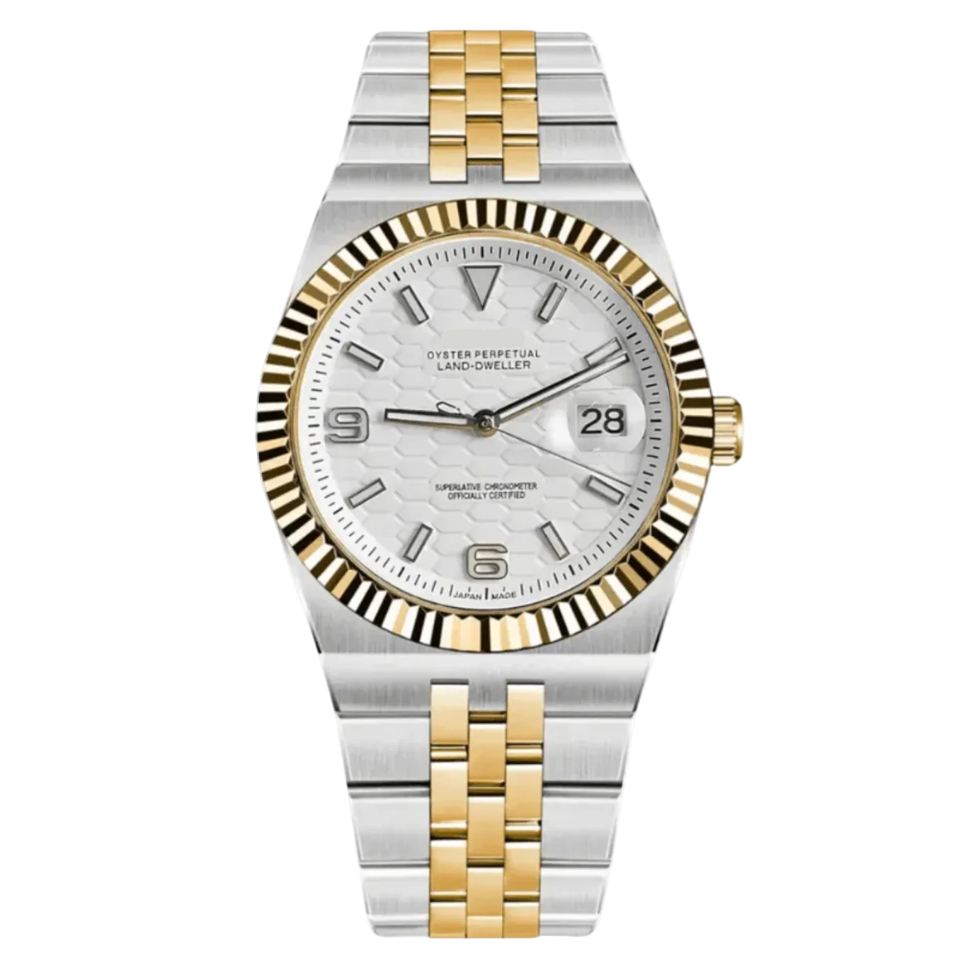 Land Dweller | Two Tone White Mod Watch