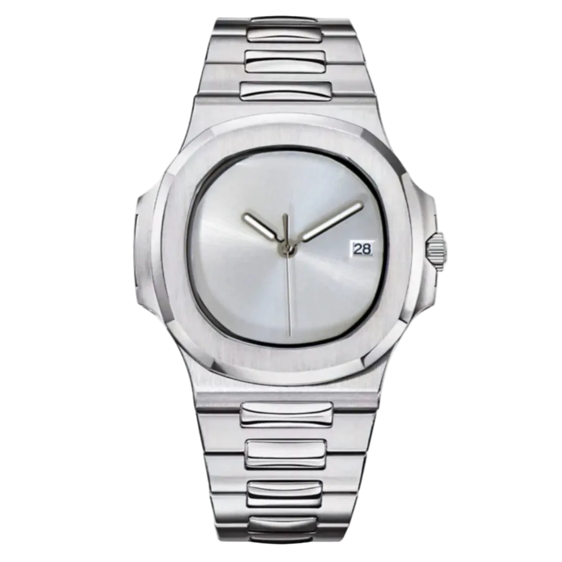 Nautilus | Silver Minimalist Mod Watch