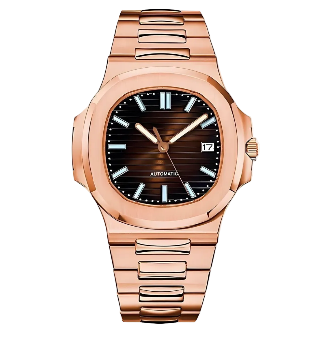Nautilus | Rose & Chocolate Mod Watch