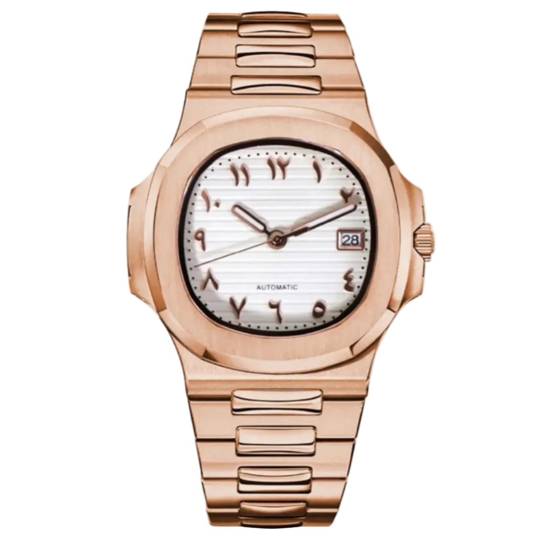 Nautilus | White Arabic Mod Watch