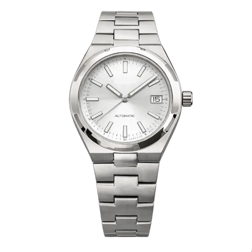 Overseas | Silver/White Watch Mod