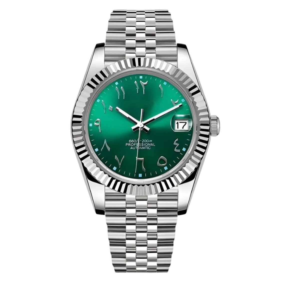 Datejust | Green Arabic Mod Watch