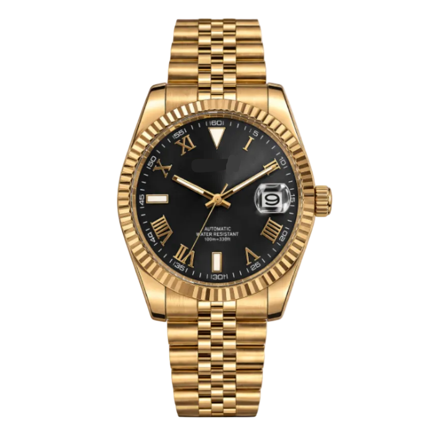 Datejust | Gold & Black "Wimbledon" Mod Watch