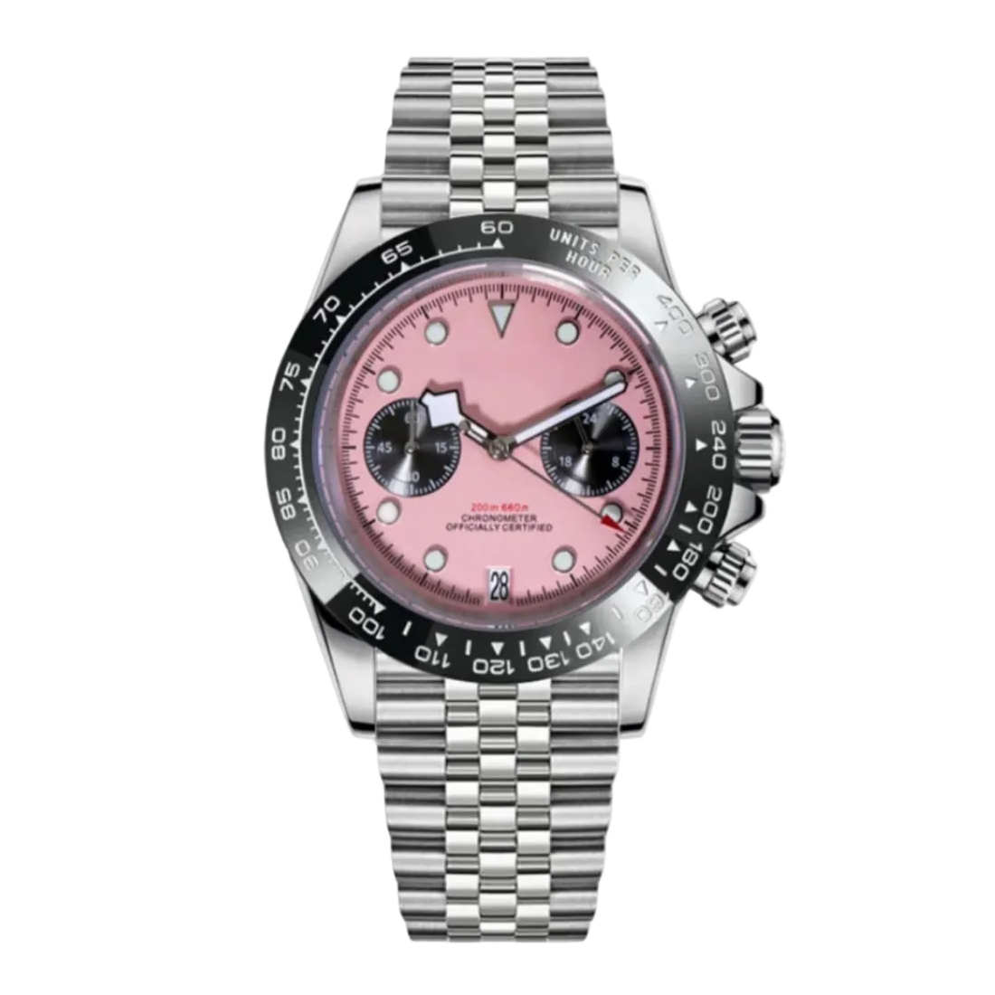 Black Bay Chrono | 'Miami Pink' Mod Watch