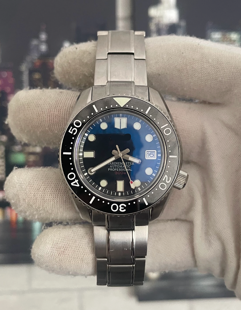 Marinemaster | 300M Black Mod Watch