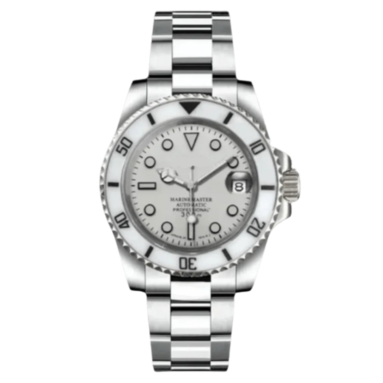 Submariner | White Mod Watch
