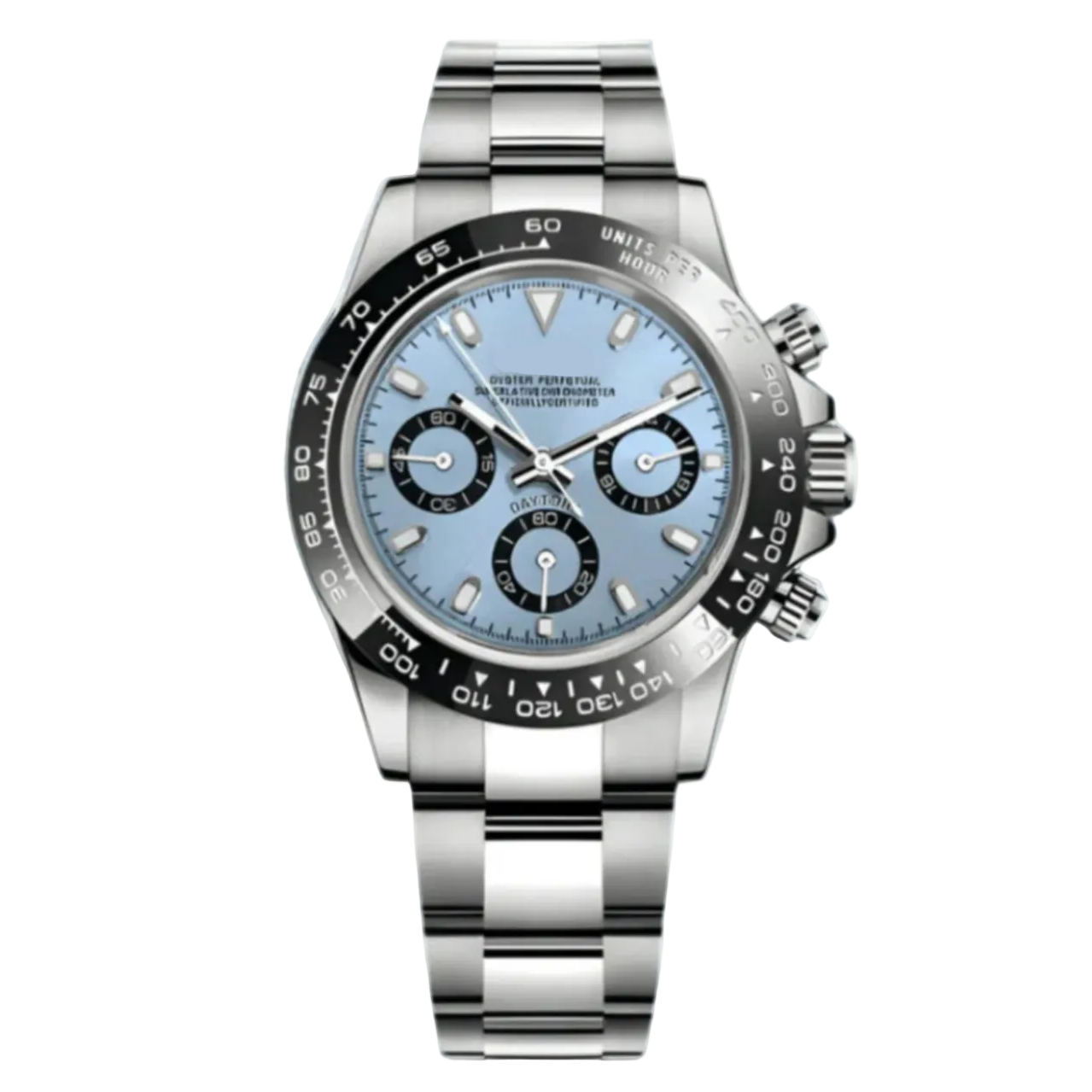 Daytona | "Platinum" Black Mod Watch