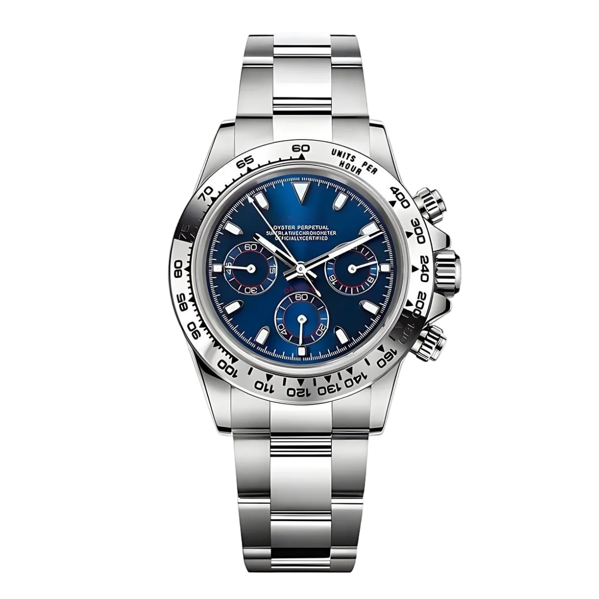 Daytona | Silver & Navy Mod Watch