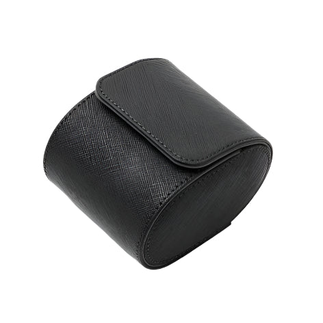 Leather Watch Roll - 1/2/3 Watches, Brown or Black