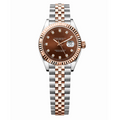 Ladies Datejust | Two-Tone Rose Chocolate Mod Watch