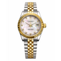 Ladies Datejust | Two-Tone Mother of Pearl Mod Watch