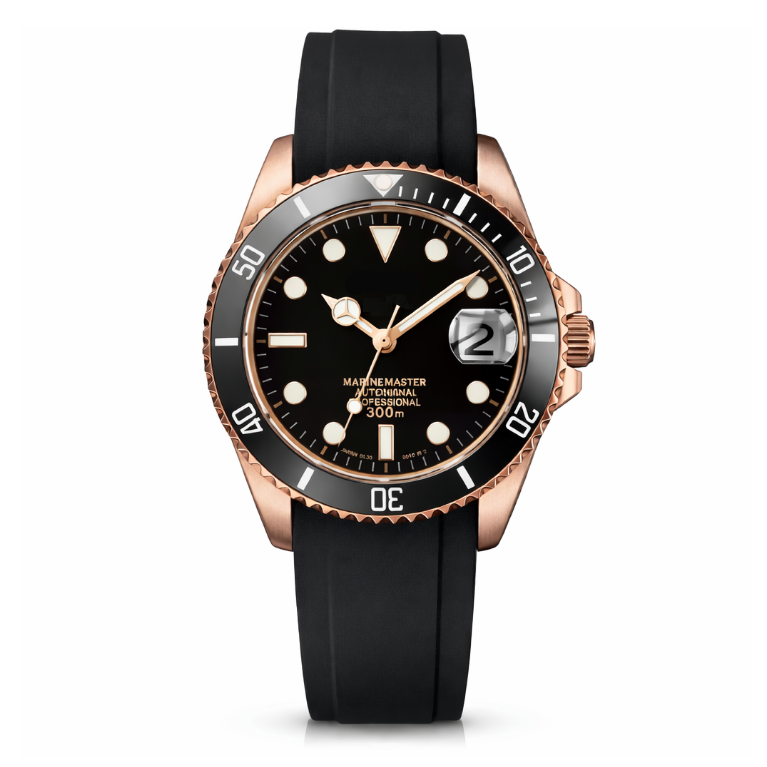 Submariner | Ladies Black & Rose Mod Watch