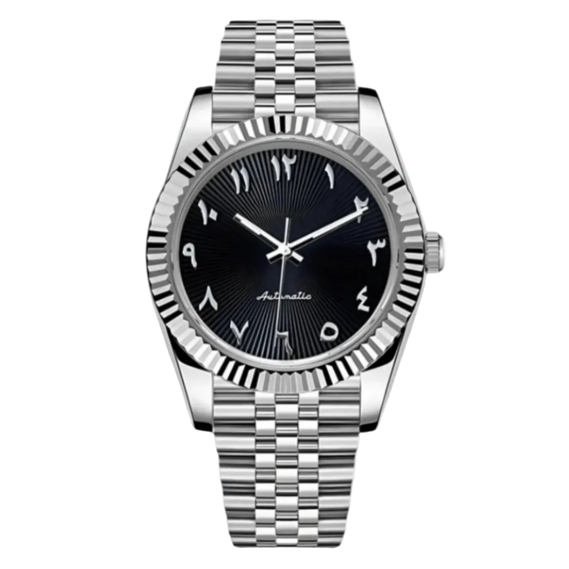 Datejust | Textured Black Arabic Mod Watch