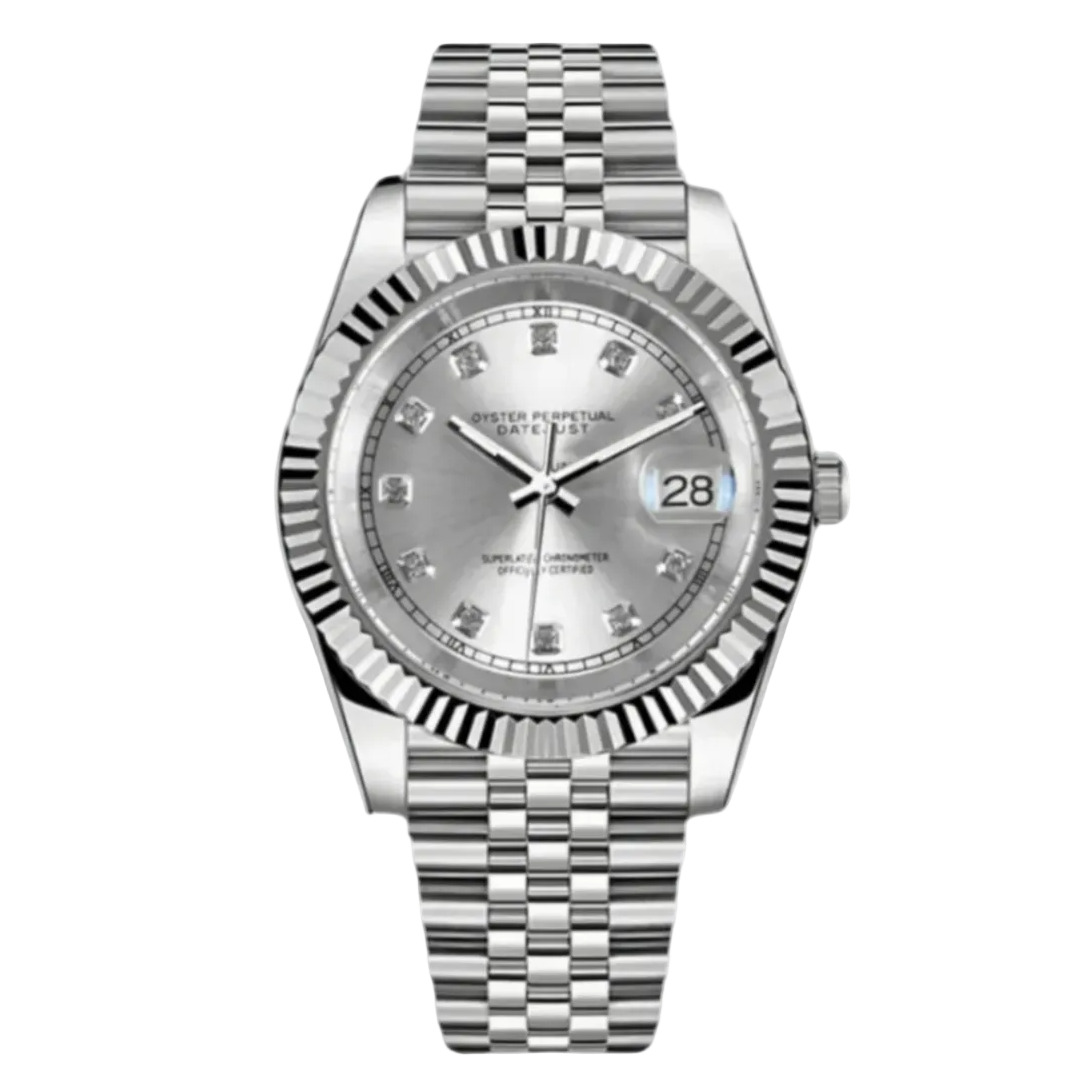 Datejust | Silver Diamond Mod Watch